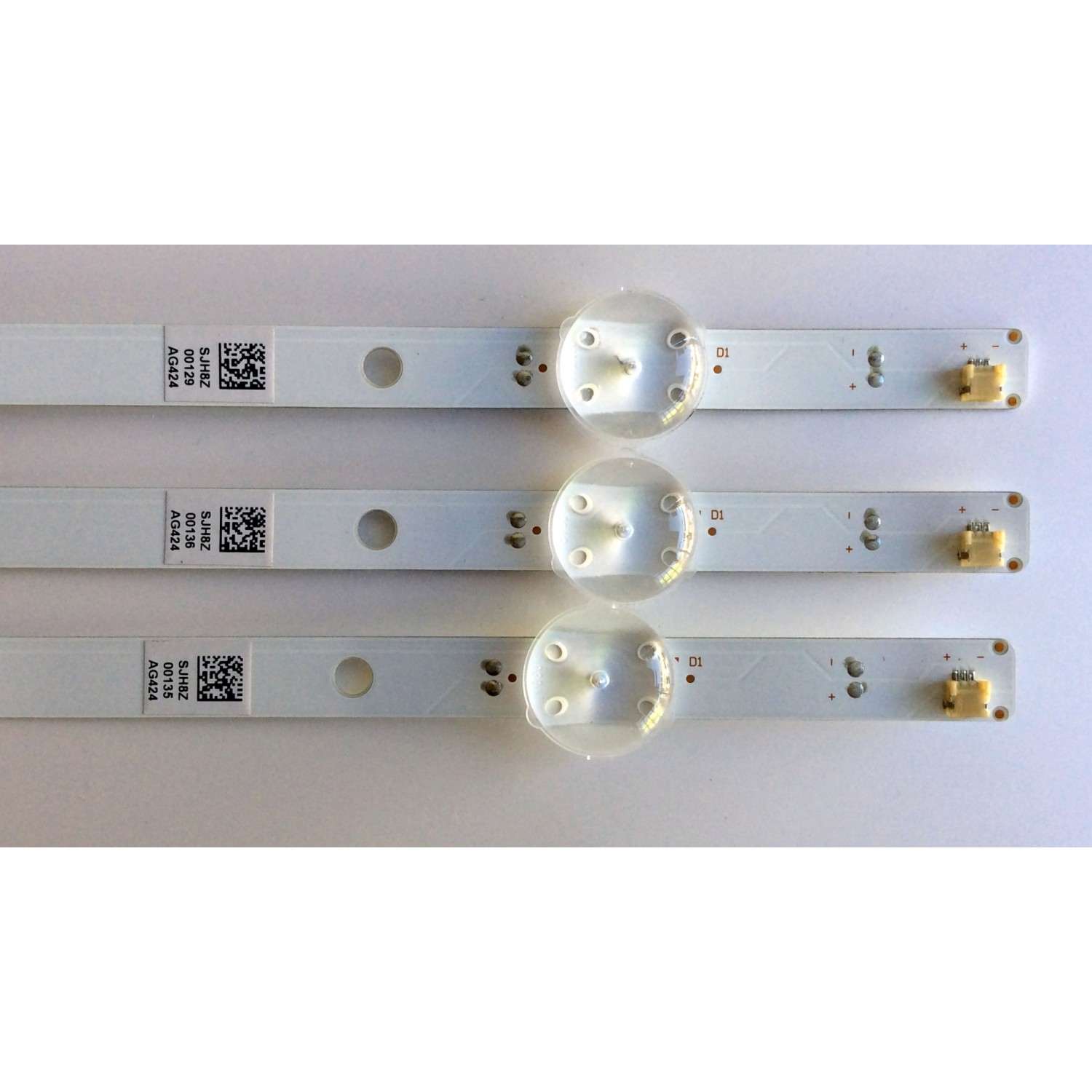 KIT DE LED´S PARA TV (3 PIEZAS) / (ILUMINACION AZUL) INSIGNIA SVA390A20 / SVA390A20_Rev03_6LED_160121 / JP-1  94V-0  E306084 / PANEL T390XVN01.0 / MODELO NS-39D310NA17 - Imagen 2